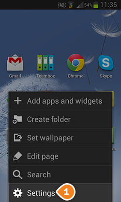 How to set up L2TP on Android KitKat: Step 1
