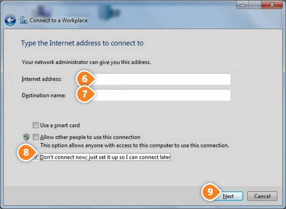 How to set up SSTP on Windows 7: Step 5
